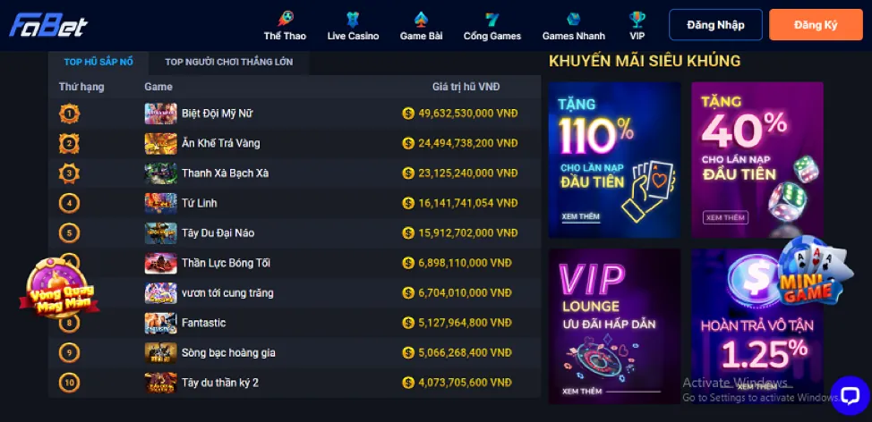 Lợi ích độc quyền thành viên VIP Saobet
